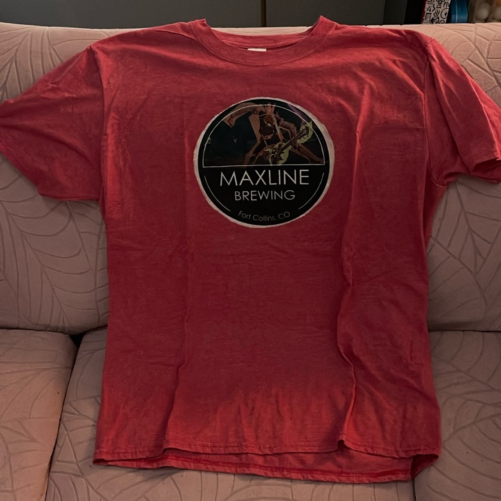 XL spider verse 2 shirt, collab with Maxline Brewing in Fort Collins, CO